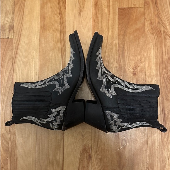 Liberty Black Simone Stitched Ankle Boot Sz 9 - Picture 7 of 13